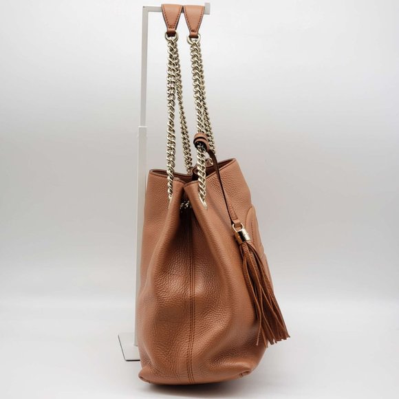 100% Authentic Gucci GG Soho on Chain Medium Shoulder Bag - Picture 4 of 16